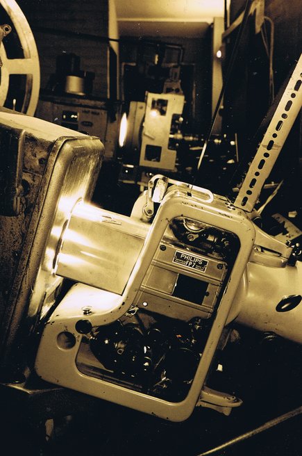 Another shot of our old projector
